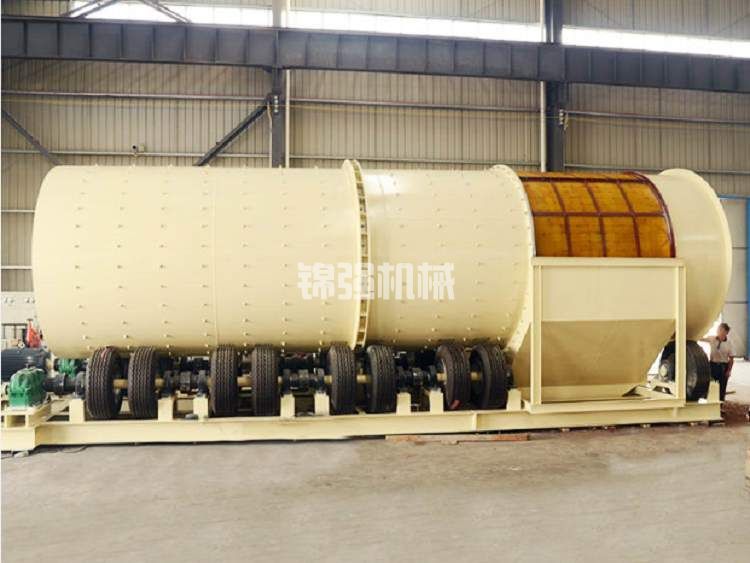 圓筒洗石機(圖1) 圓筒洗礦機(圖1)